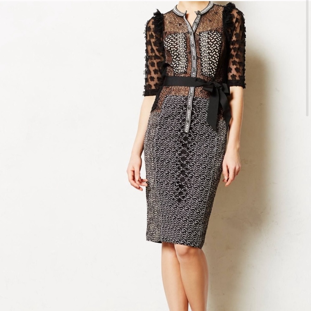 Byron Lars Allusione Sheath Dress 🖤